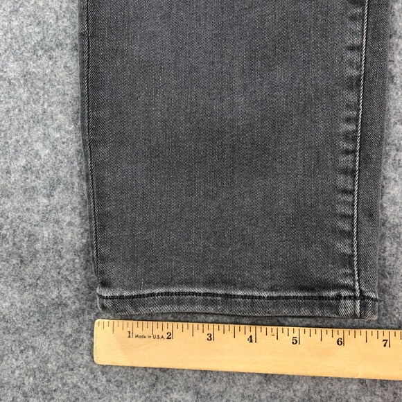 Mavi Jake Slim Leg Mens Jeans 33x30 Dark Grey Denim - Picture 14 of 16